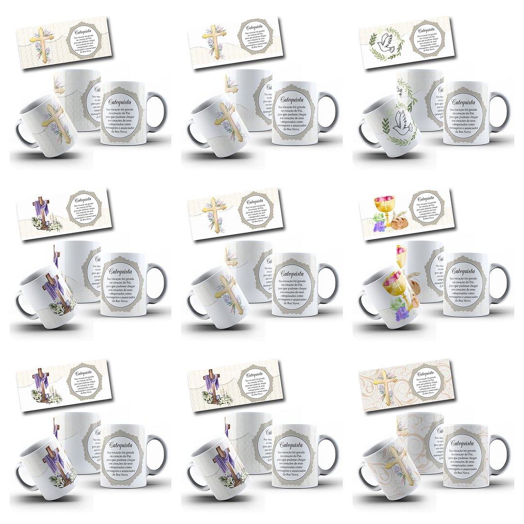 36 Artes para Caneca Catequista Arquivo em Jpg 4