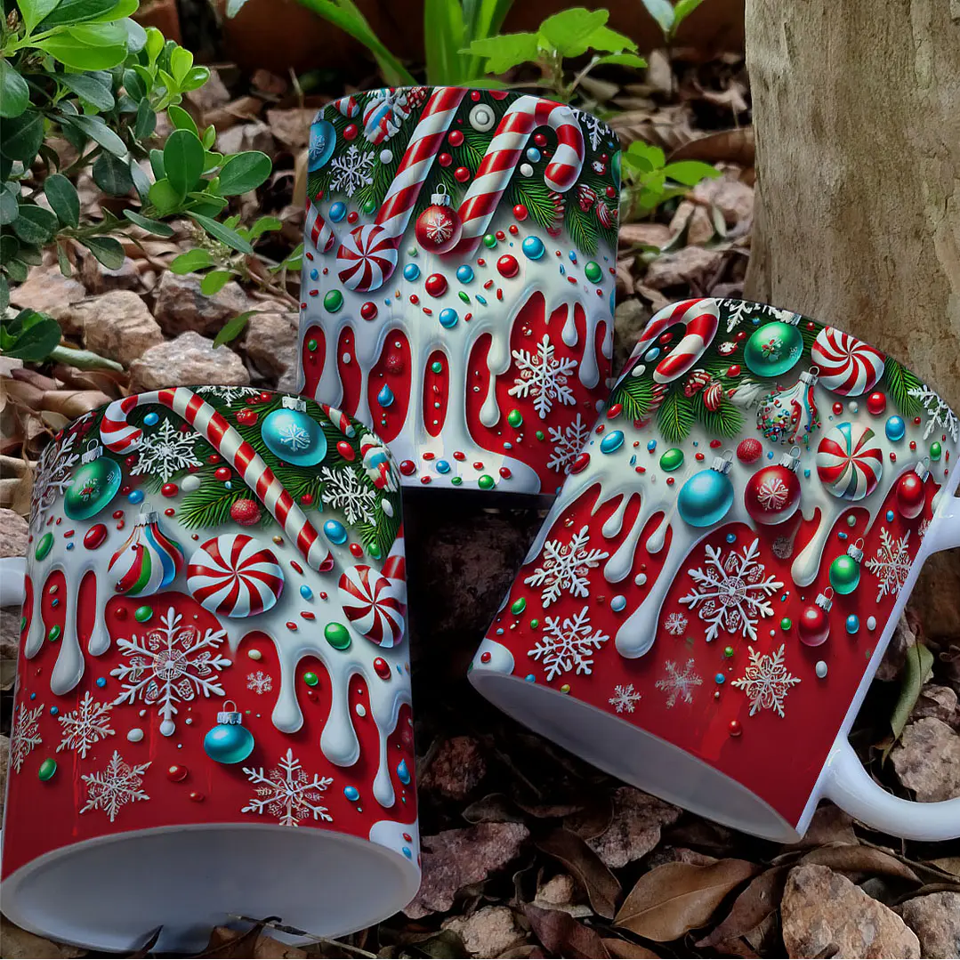 4 Artes para Caneca Doce Natal Arquivo em Jpg  3