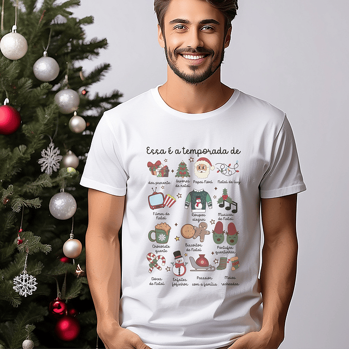 9 Artes para Camisa Natal Arquivo Editável  5