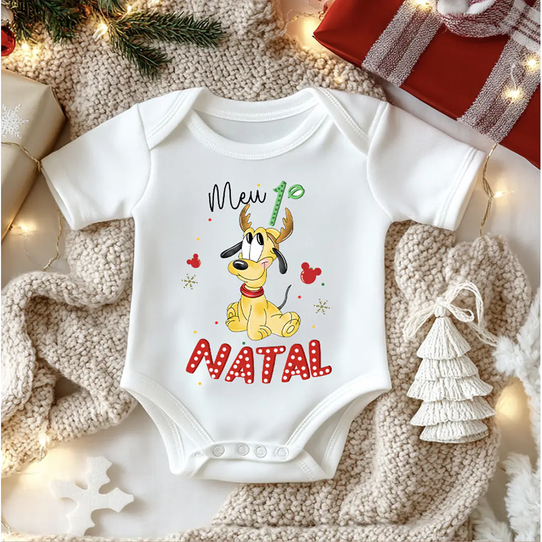 10 Artes para Body Meu primeiro Natal Arquivo em Png 4