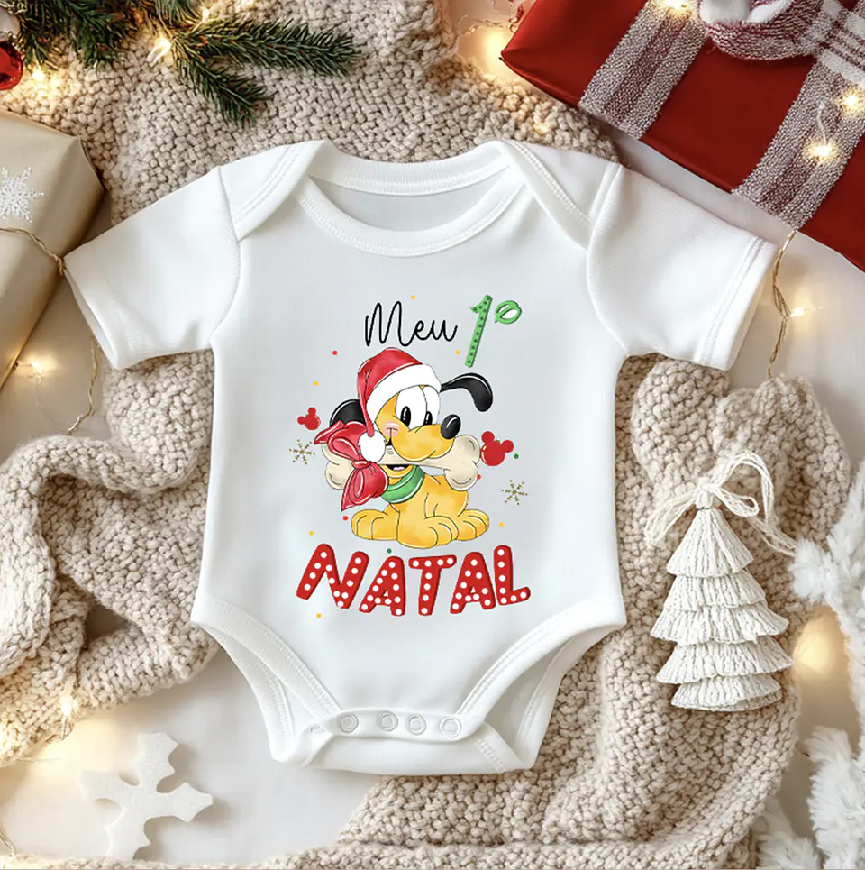 10 Artes para Body Meu primeiro Natal Arquivo em Png 5