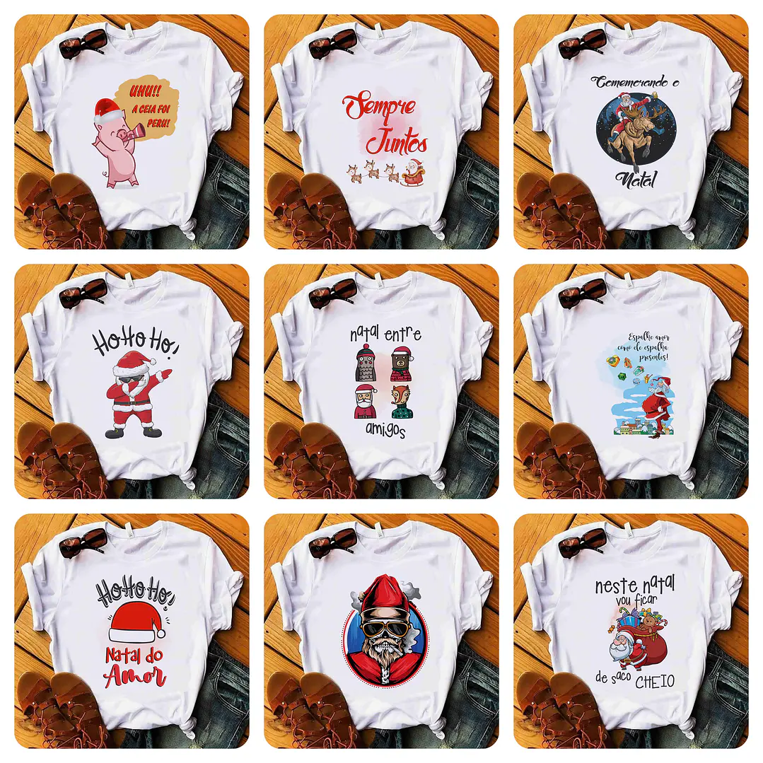 20 Artes para Camisa Natal Arquivo Editável  3
