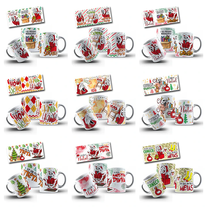23 Artes para Caneca Amostradinho Natal Arquivo em Jpg  1