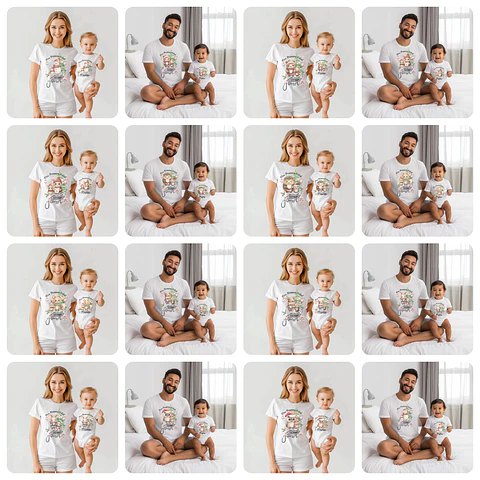 24 Artes para Camisa e Body Natal Meu Pacotinho Arquivo Editável 