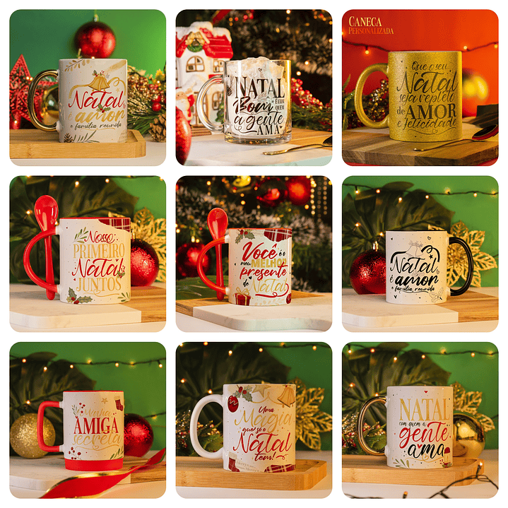 36 Artes para Caneca Natal Arquivo em Jpg 2