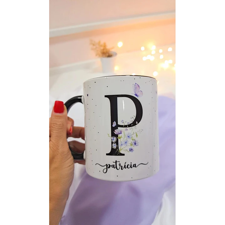26 Artes para Caneca Alfabeto Lilás Arquivo Editável 1