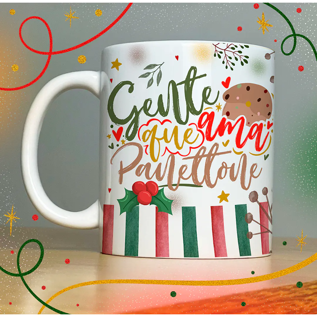 40 Artes para Caneca Papai Noel Arquivo em Jpg  13