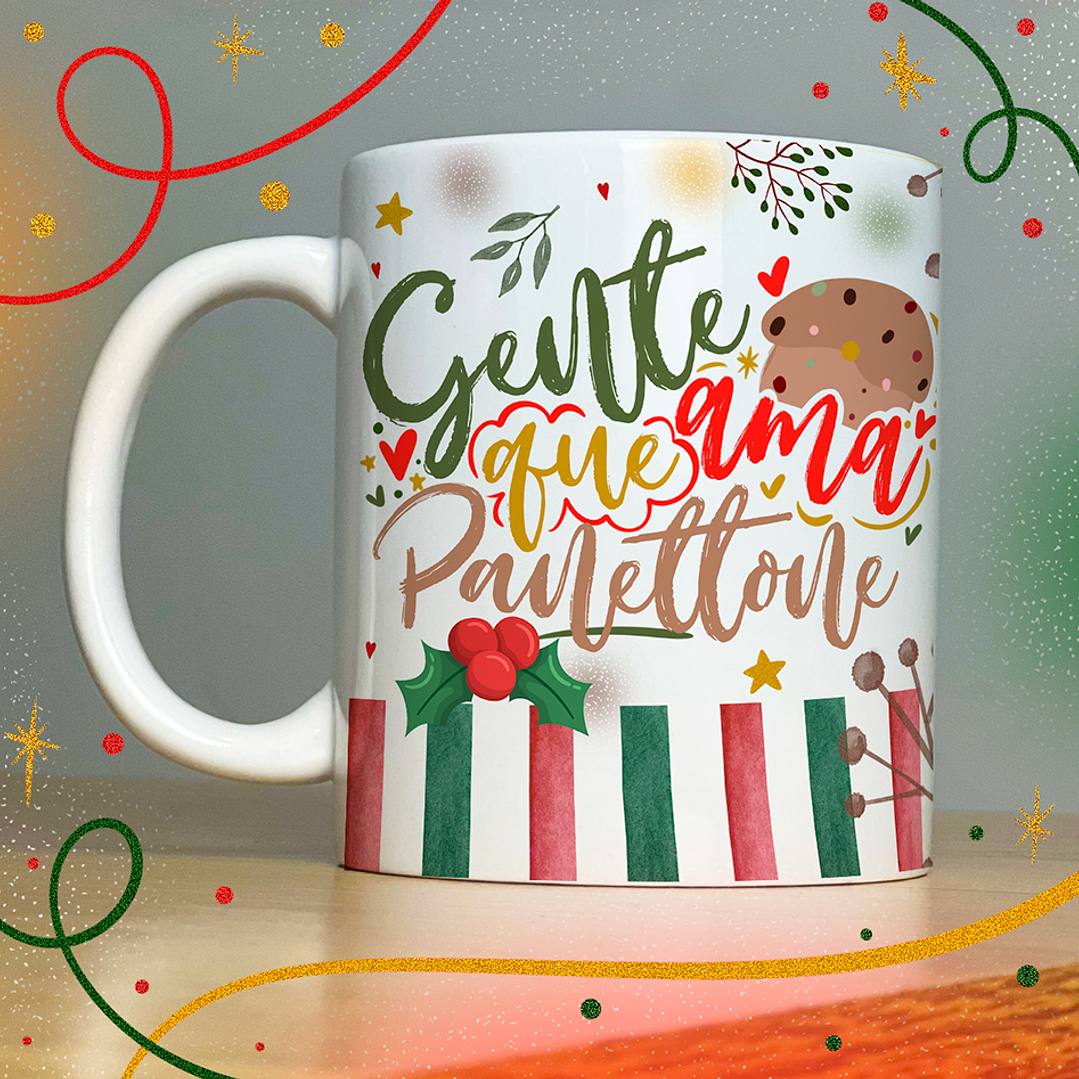 40 Artes para Caneca Papai Noel Arquivo em Jpg  13