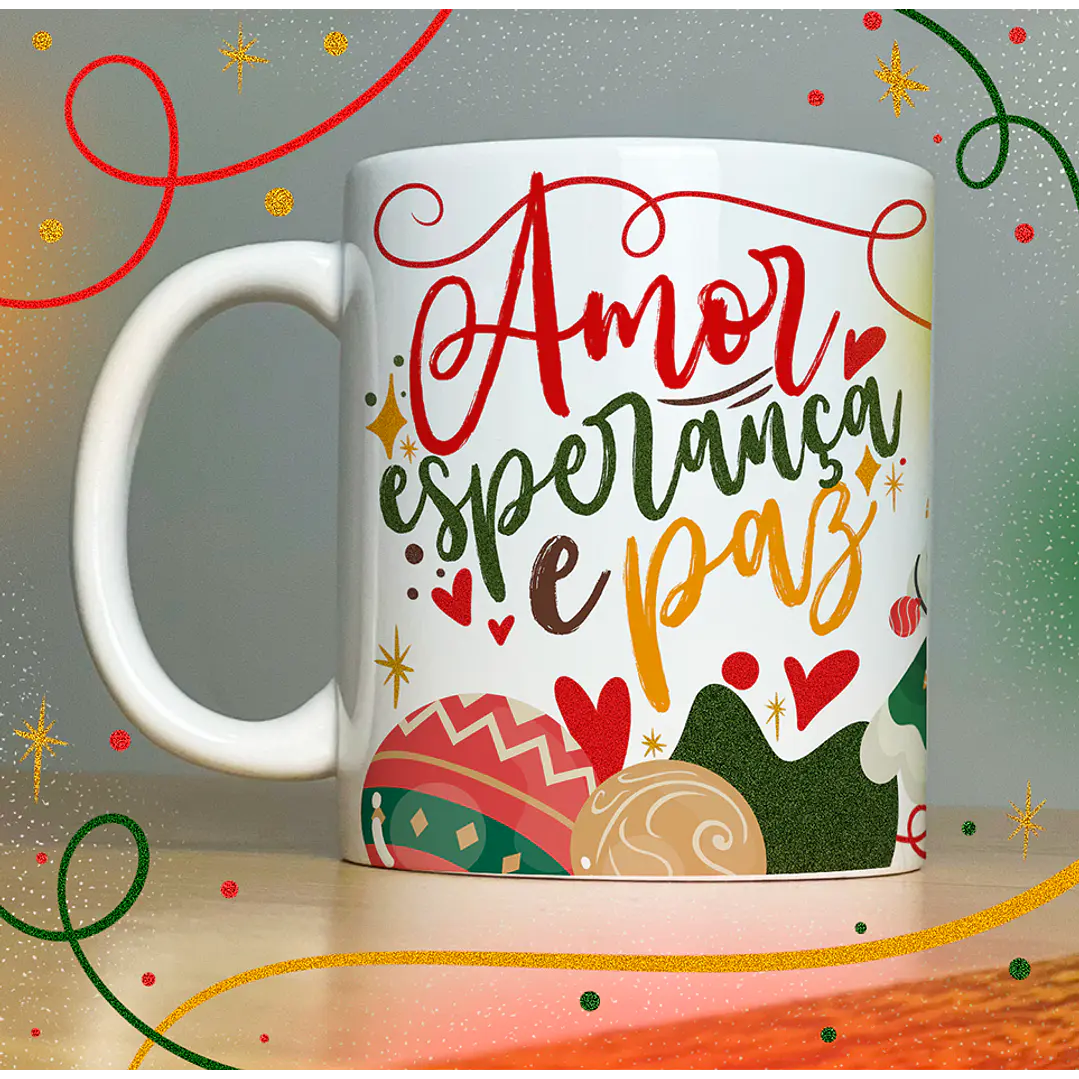 40 Artes para Caneca Papai Noel Arquivo em Jpg  15