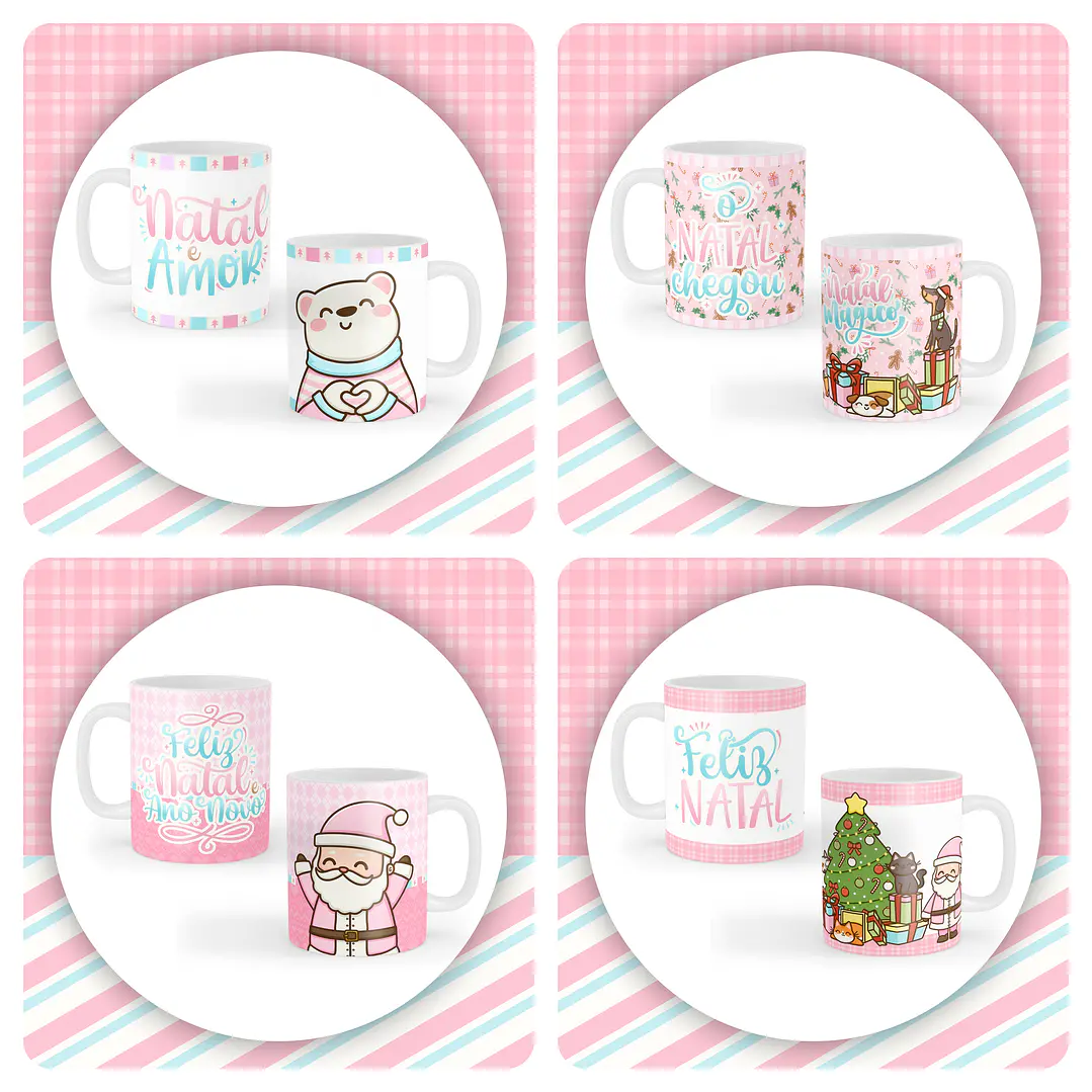 Kit Digital Natal Papai Noel + Mimos em Png  4
