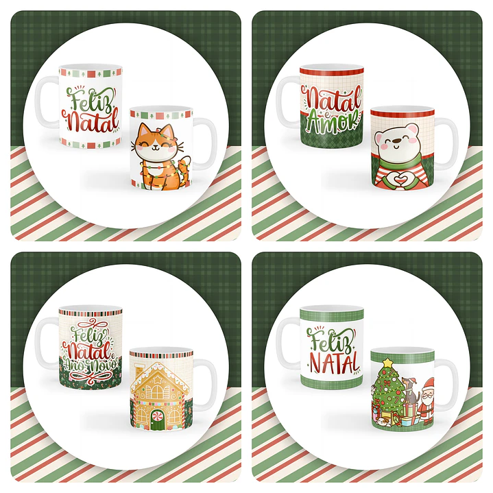 Kit Digital Natal Papai Noel + Mimos em Png  6