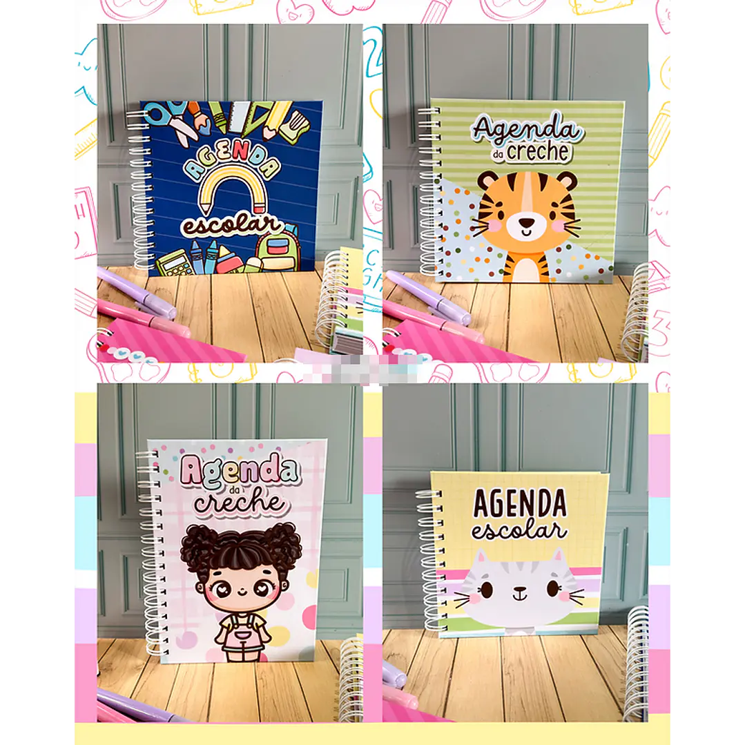 Kit Digital Volta as Aulas + Mimos em Png  12