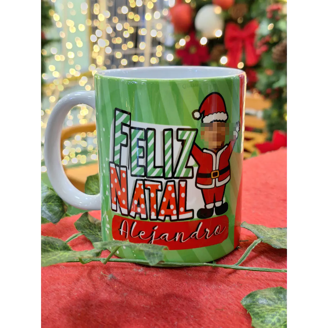 Artes Caneca Rostinho divertido Natal Natalino Arquivo em Png 5