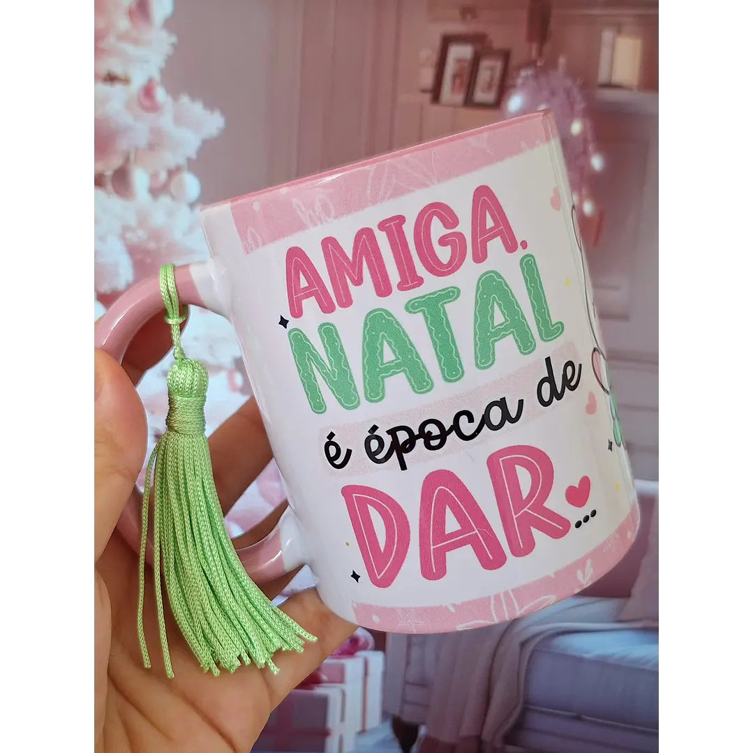 Artes Caneca Unicornio Natal Natalino Amiga se o peru for pequeno reclama com o Papai Noel Arquivo em Png  5