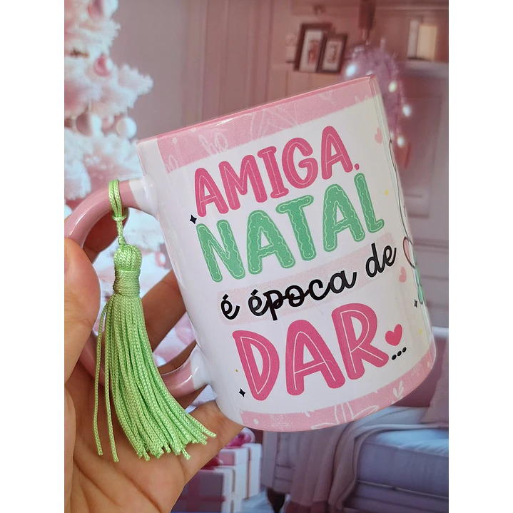 Artes Caneca Unicornio Natal Natalino Amiga se o peru for pequeno reclama com o Papai Noel Arquivo em Png  5