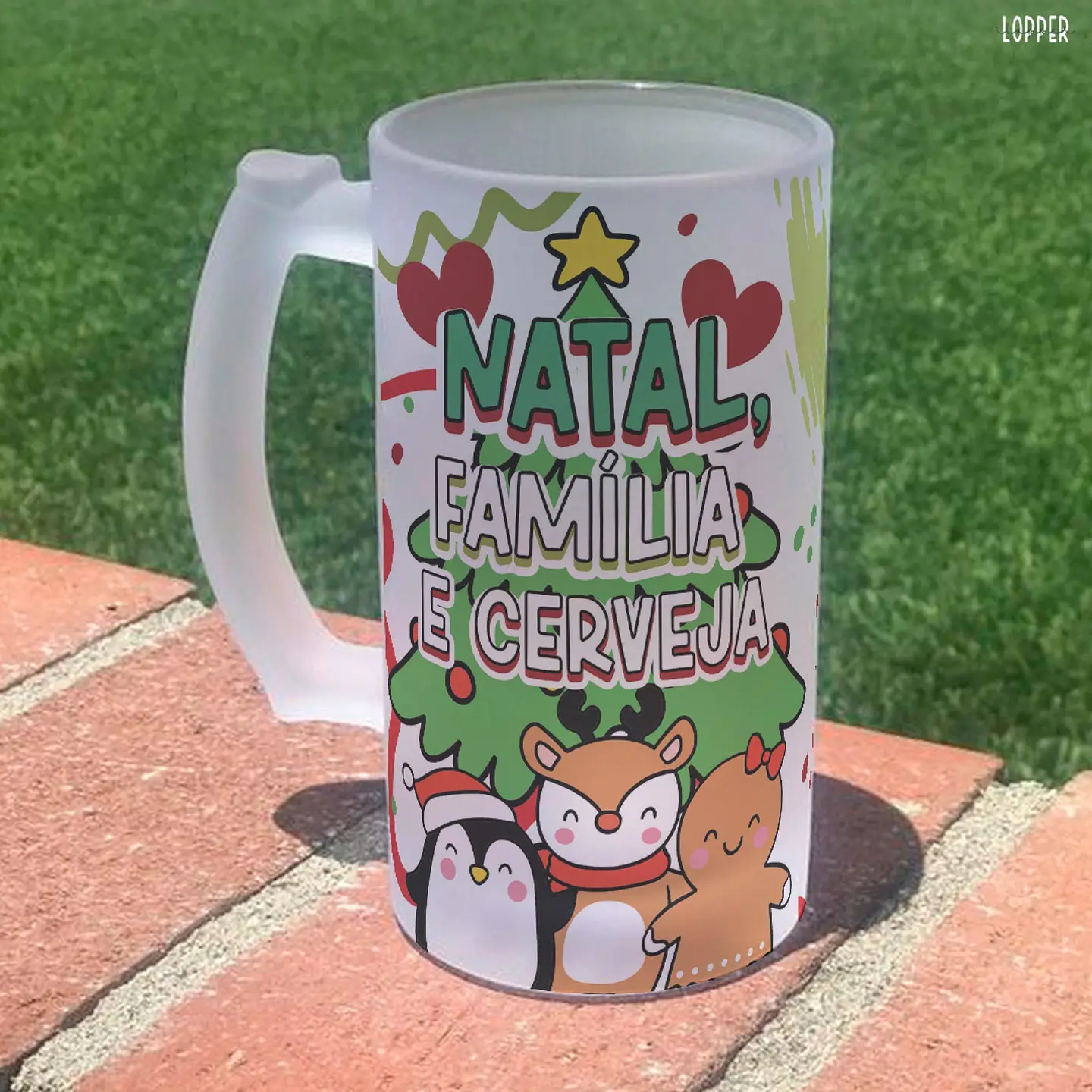 7 Artes Caneca Natal Copo Chopp Familia Arquivo Editável   6