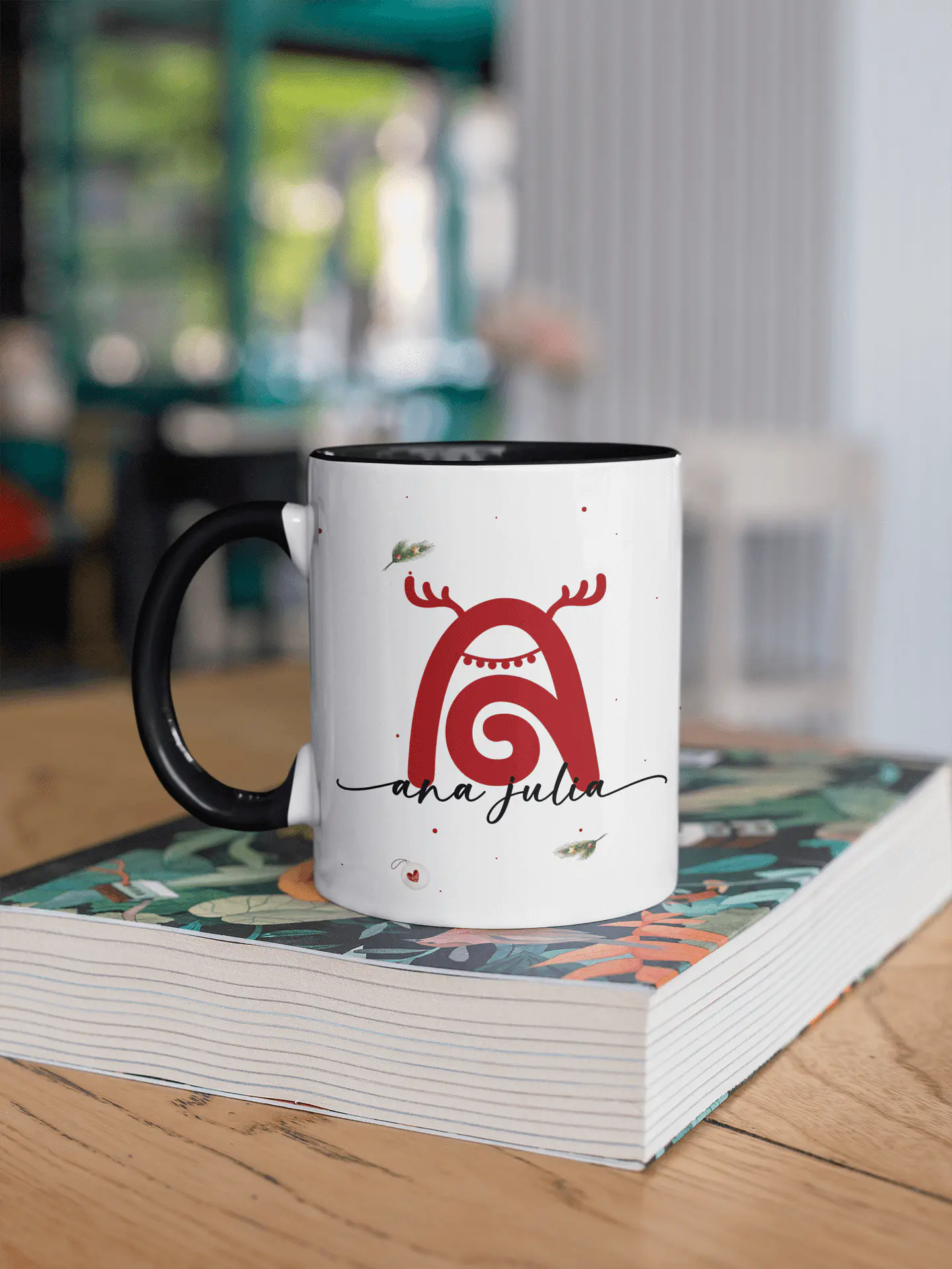 10 Artes Caneca Natal Minimalista Natal Arquivo em Jpg  5