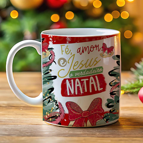 12 Artes Caneca Natal Arquivo em Jpg  