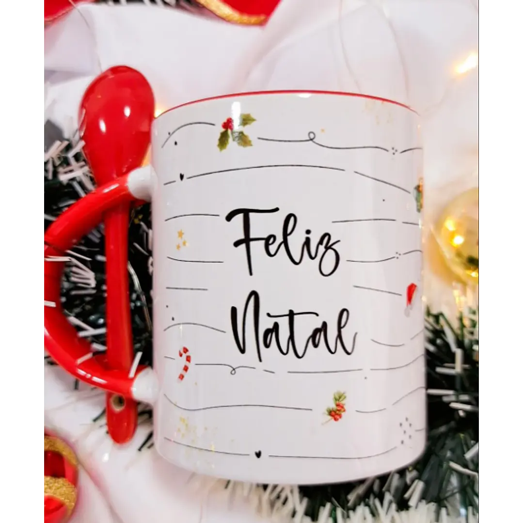 14 Artes Caneca Natal Mais Alfabeto Arquivo Editável  5