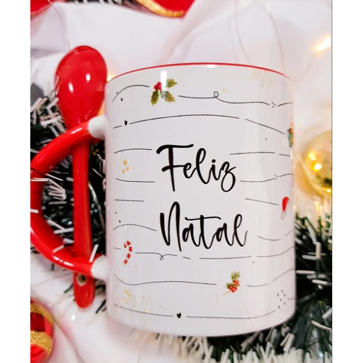 14 Artes Caneca Natal Mais Alfabeto Arquivo Editável  5