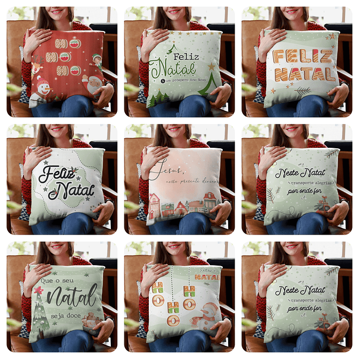 24 Artes Caneca e Almofada Natal Encantado Arquivo em Png 2