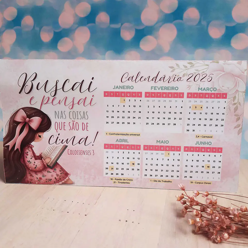 Arquivo Calendário A4 2025 em Pdf 8