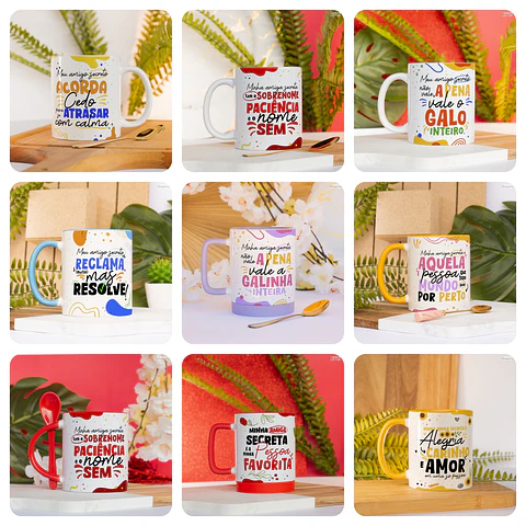 27 Artes Caneca Natal Amigo Secreto Arquivo em Jpg