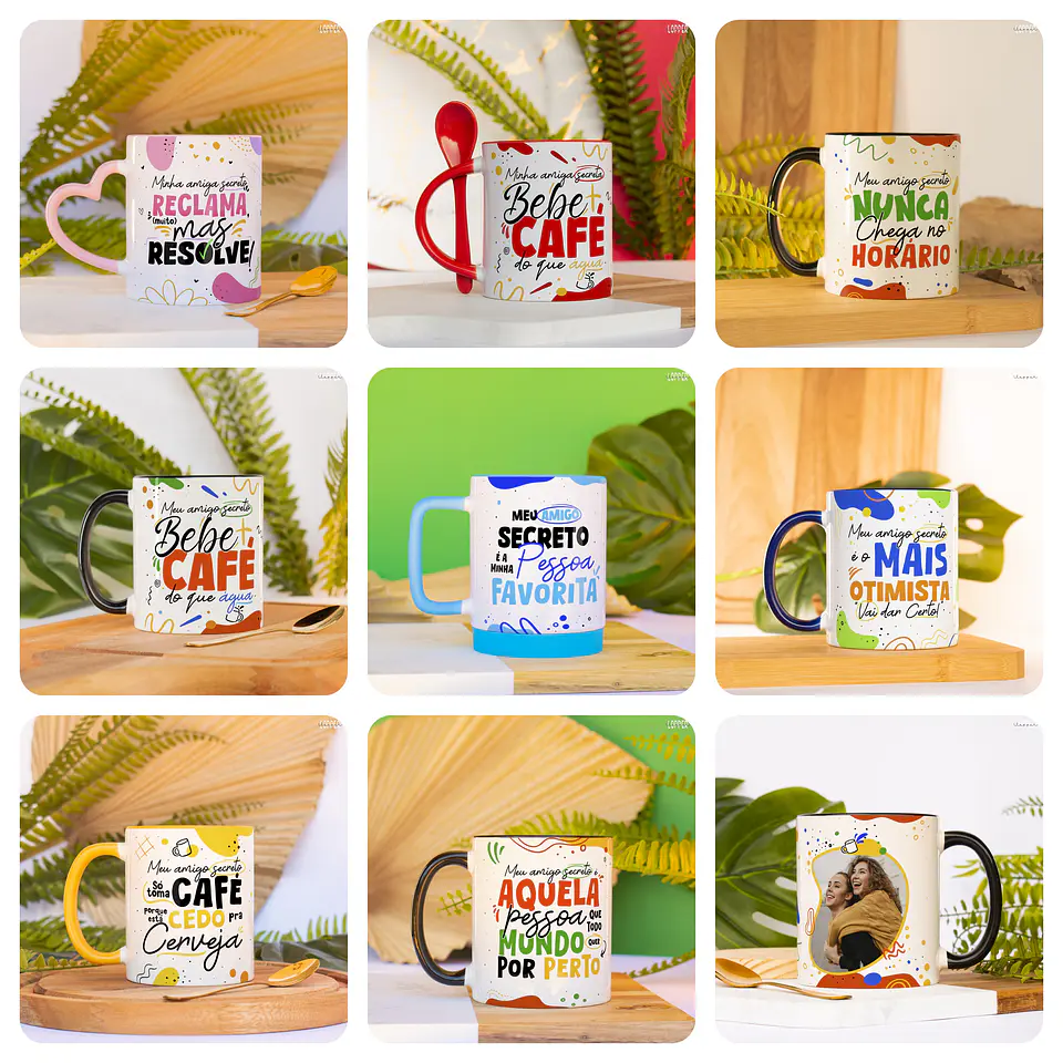27 Artes Caneca Natal Amigo Secreto Arquivo em Jpg 2