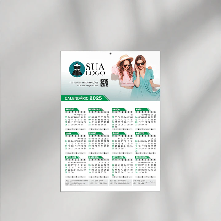 Arquivo Calendários 2025 em Corel Draw  14