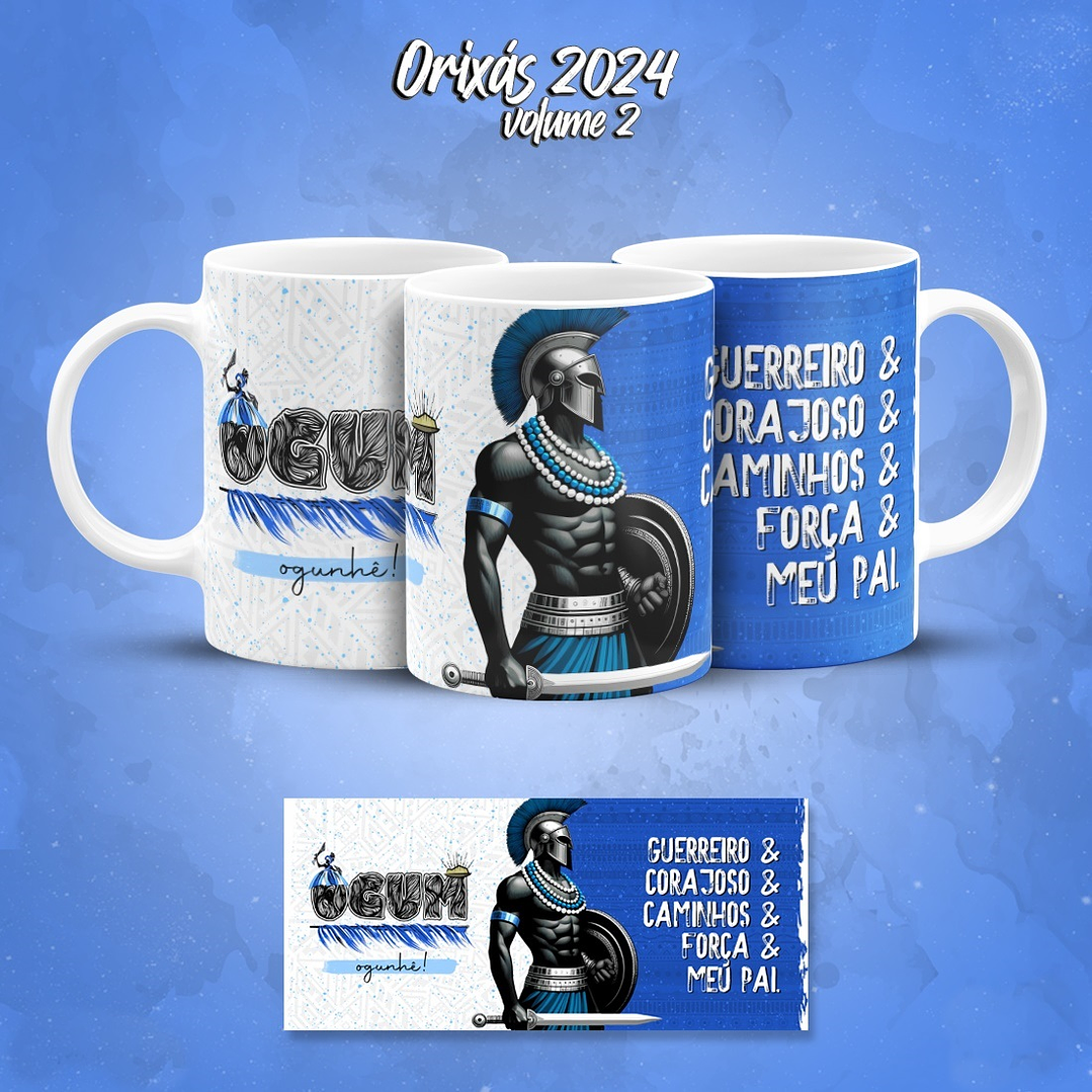 44 Artes Caneca Orixás Santinhos Umbanda Arquivo em Jpg 4