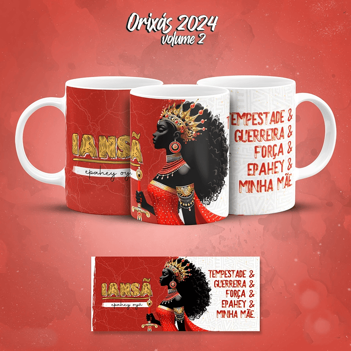 44 Artes Caneca Orixás Santinhos Umbanda Arquivo em Jpg 5