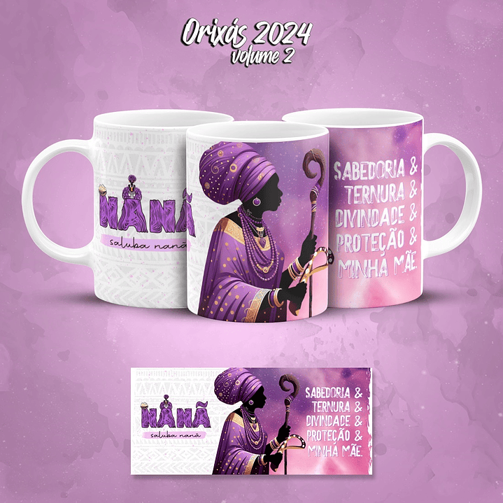 44 Artes Caneca Orixás Santinhos Umbanda Arquivo em Jpg 8