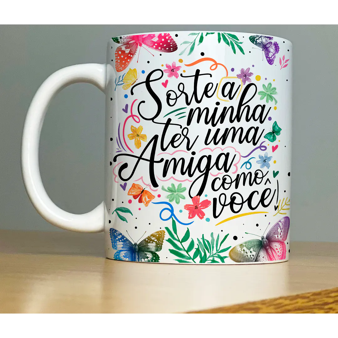 13 Artes Caneca Amizade Arquivo em Jpg 3