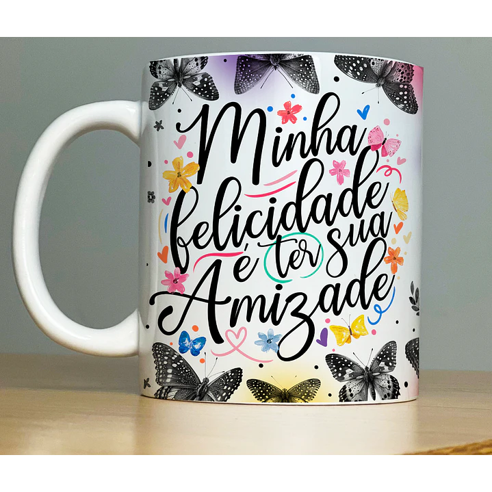 13 Artes Caneca Amizade Arquivo em Jpg 8