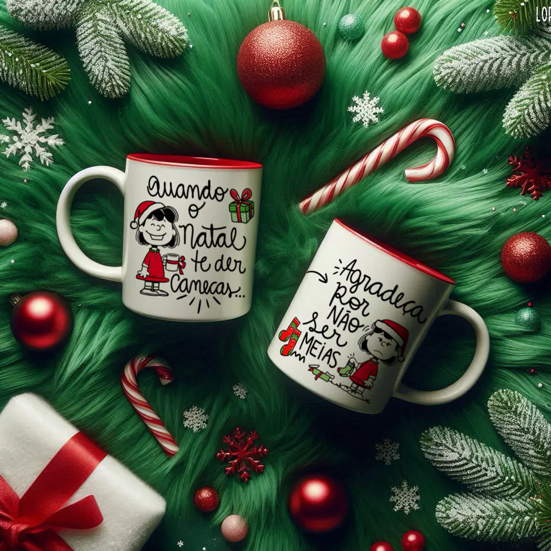 12 Artes Caneca Natal Humor Arquivo em Jpg 2