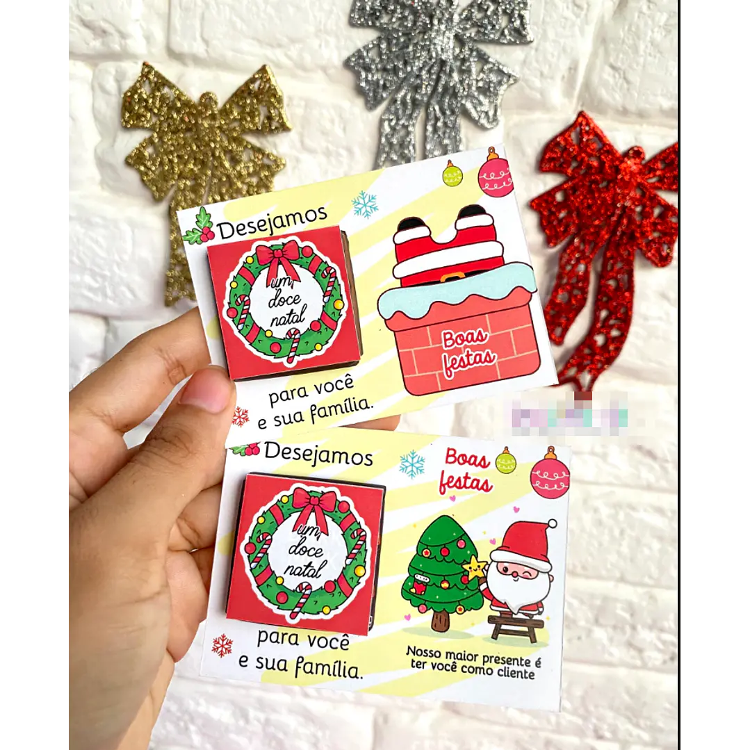 Arquivo de Corte Cards Cartão Natal em Pdf 22