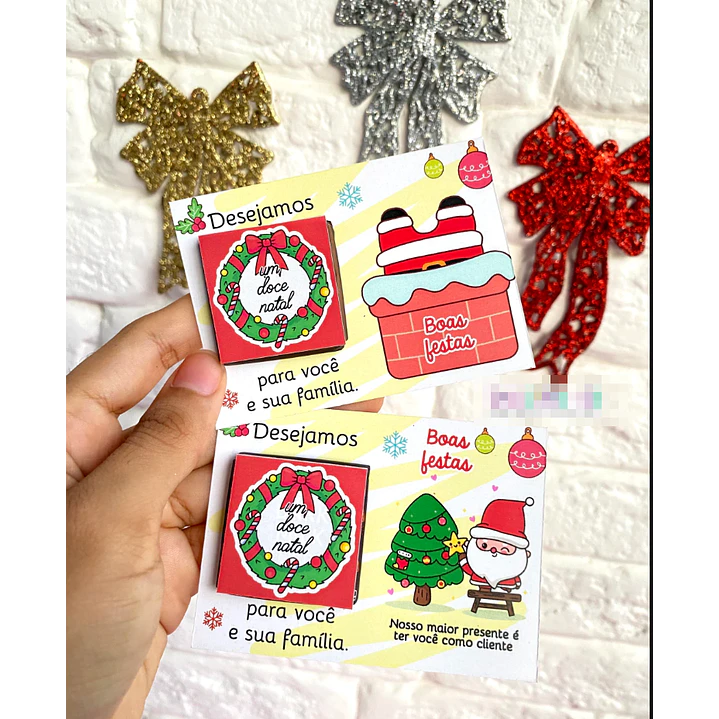 Arquivo de Corte Cards Cartão Natal em Pdf 22