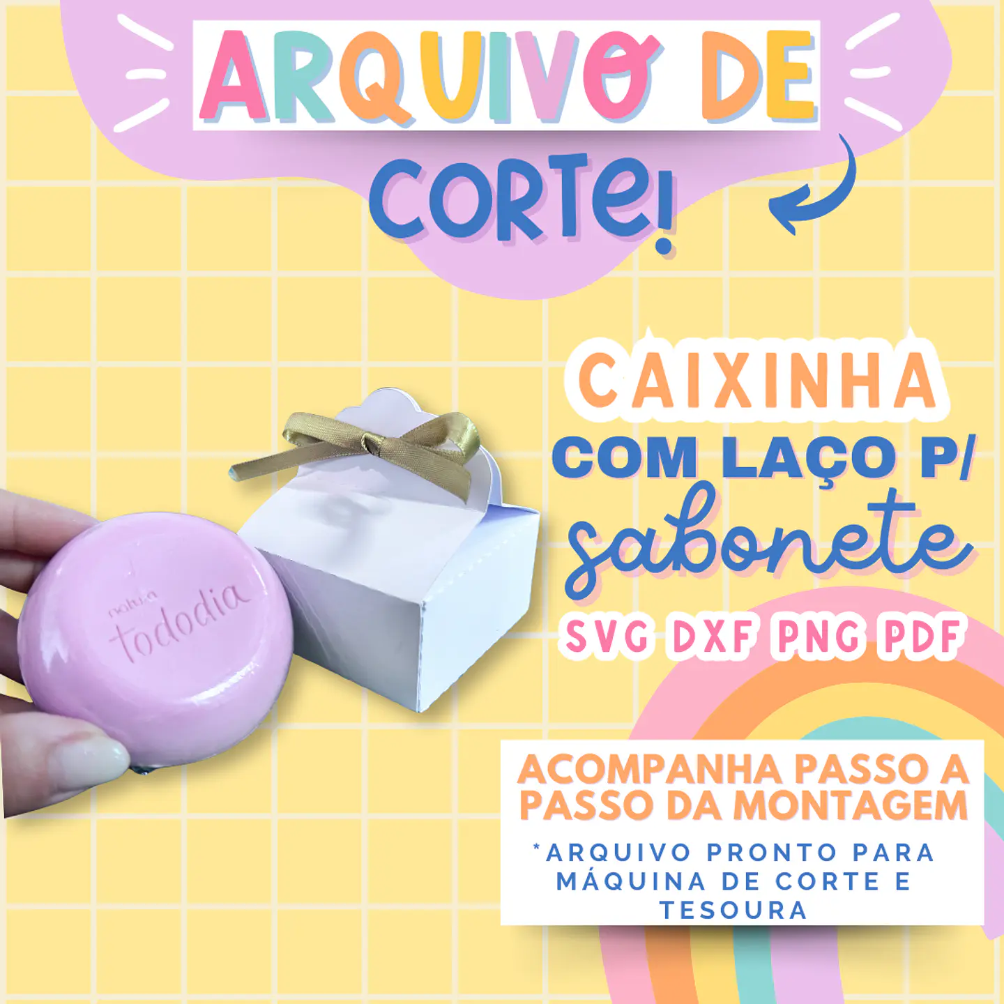 Arquivo de Corte Caixinhas Moldes Limpos para Personalização Pdf 15