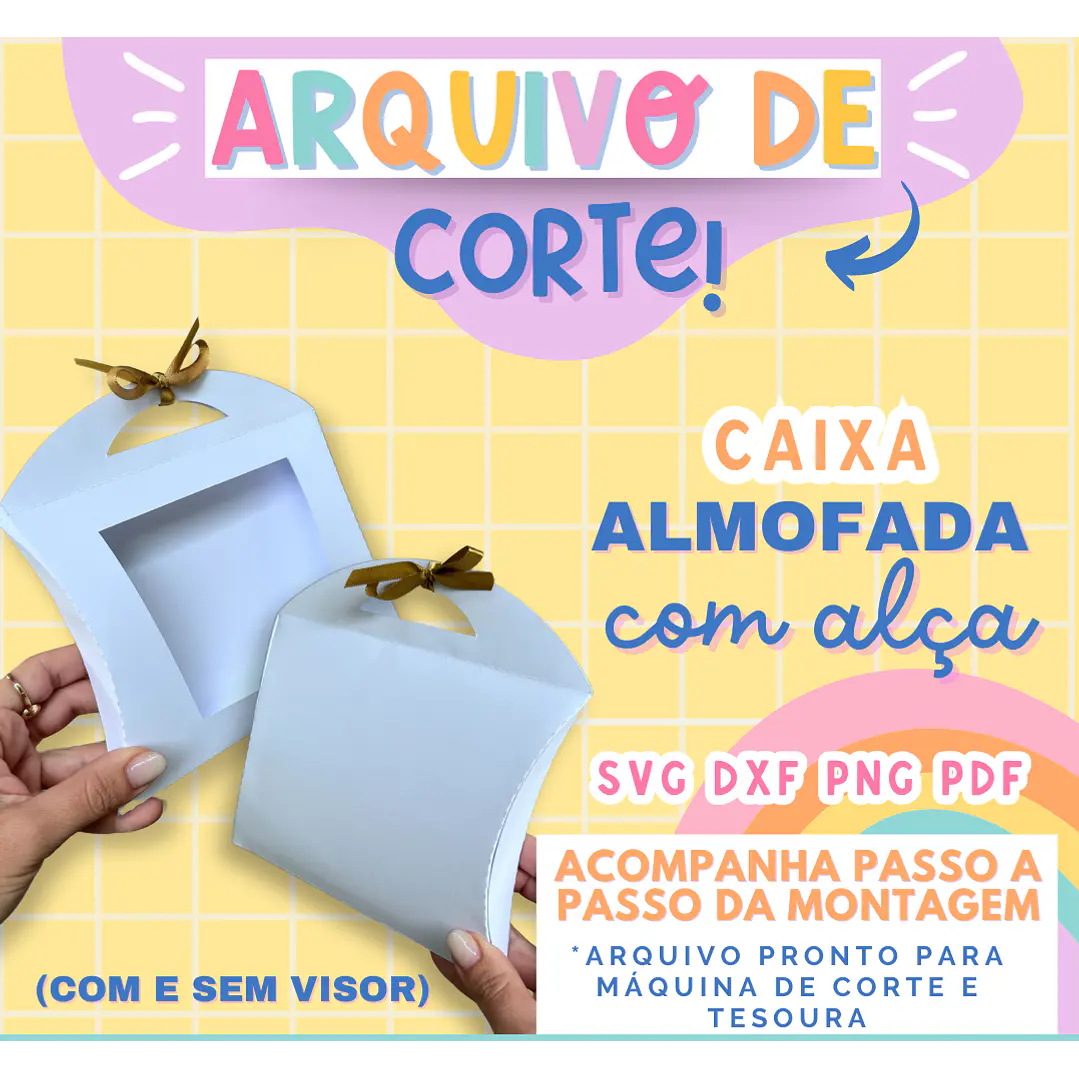 Arquivo de Corte Caixinhas Moldes Limpos para Personalização Pdf 17