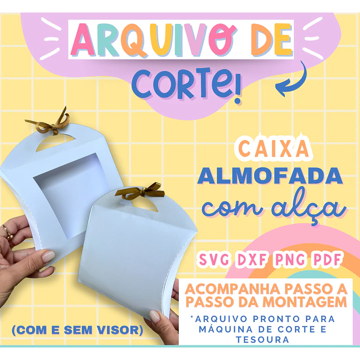 Arquivo de Corte Caixinhas Moldes Limpos para Personalização Pdf 17