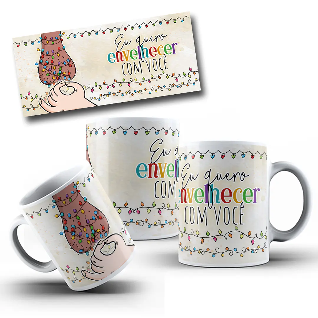 7 Artes Caneca Envelhecer Juntos Arquivo em Jpg  1