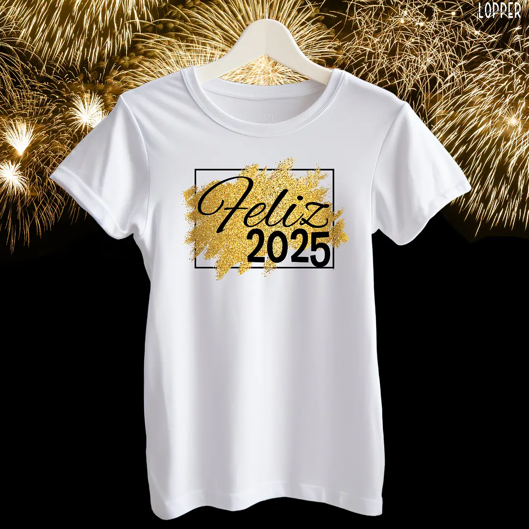 14 Artes Camisa Ano Novo Glitter Arquivo em Png 8