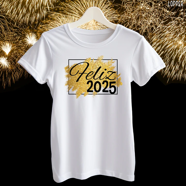 14 Artes Camisa Ano Novo Glitter Arquivo em Png 8