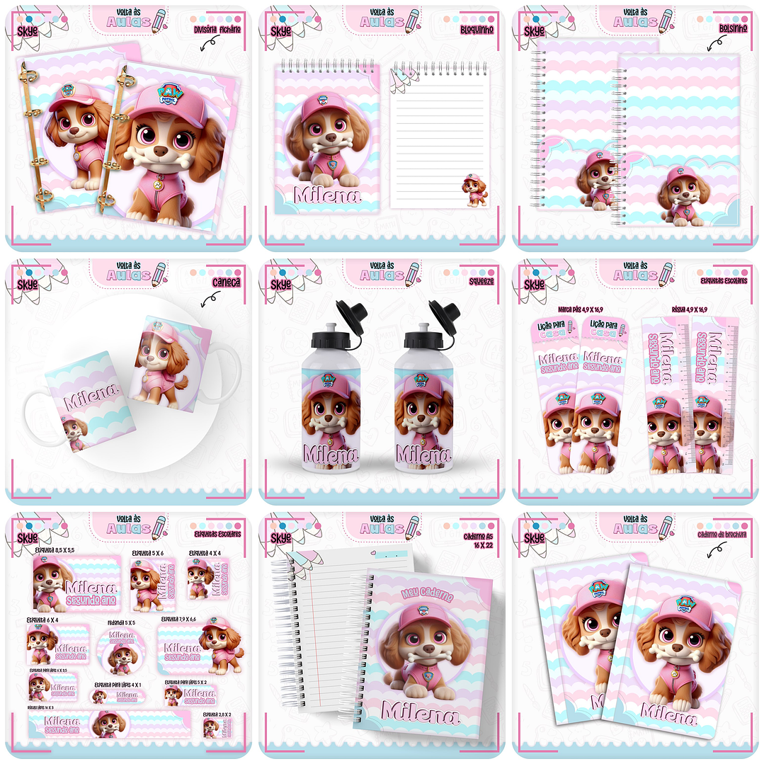 Mega Combo Arquivo Agendas Escolares Mascotes e Personagens 2025 Com atualizações em Pdf  18