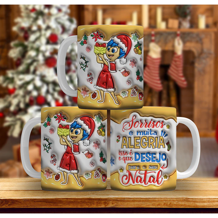 9 Artes Caneca Natal Divertidamente Arquivo em Jpg 4