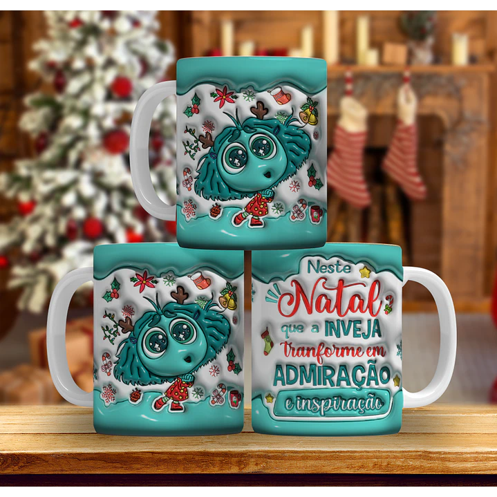 9 Artes Caneca Natal Divertidamente Arquivo em Jpg 5