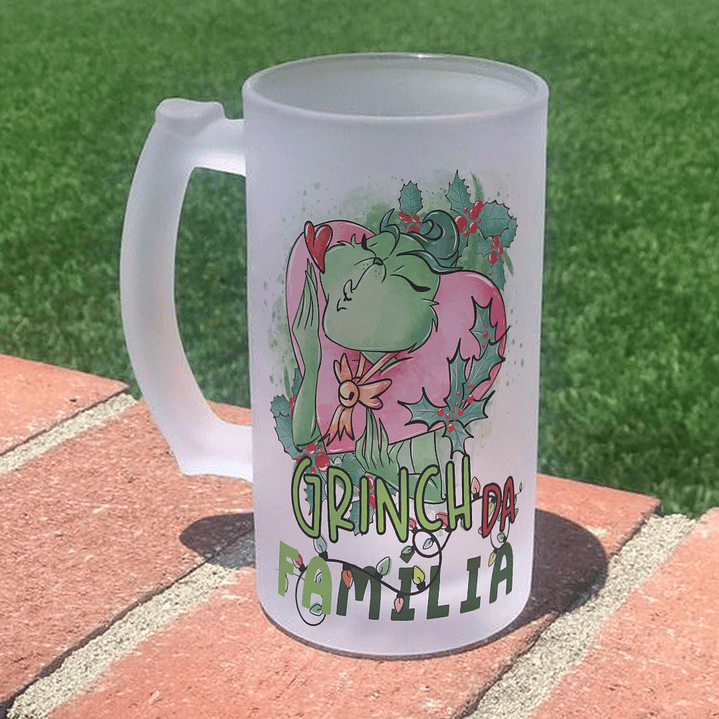 16 Artes para Copo Chopp Grinch Natal Arquivo Editavel  2