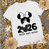 20 Artes para Camisa Disney Mickey e Minnie Ano Novo 2026 Arquivo Editavel