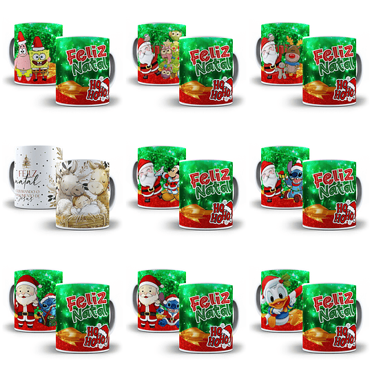 50 Artes para Caneca e Camisa Natal Arquivo em Jpg