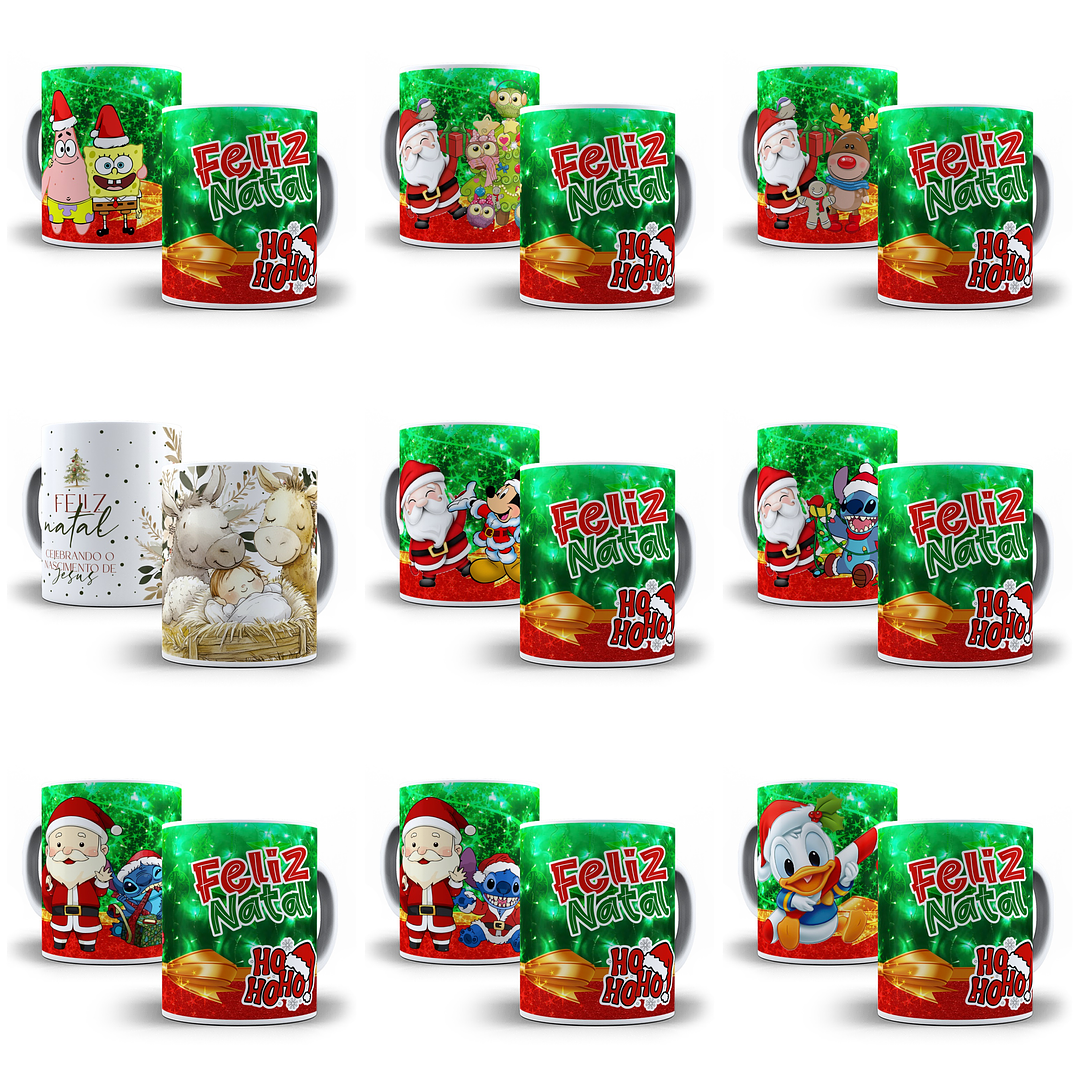 50 Artes para Caneca e Camisa Natal Arquivo em Jpg 5